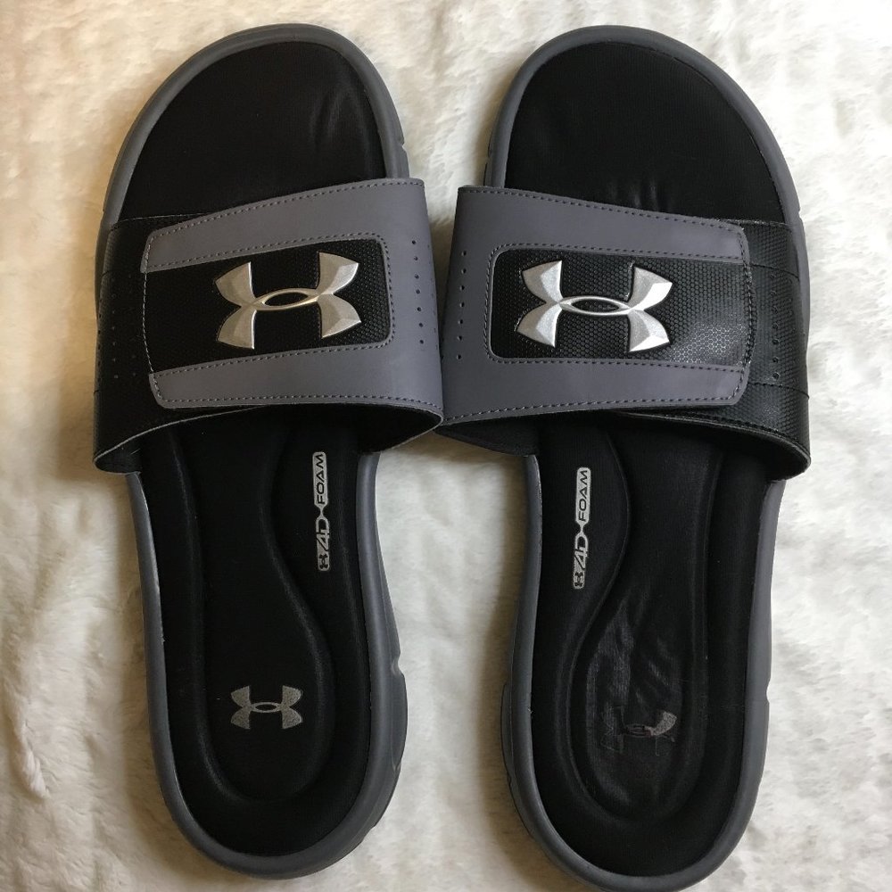 Used Mens Under Armour sandal Sz 13